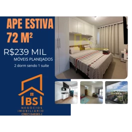 Lindo Apartamento na estiva 72m